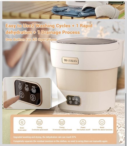 Portable mini washing machine - portable,
